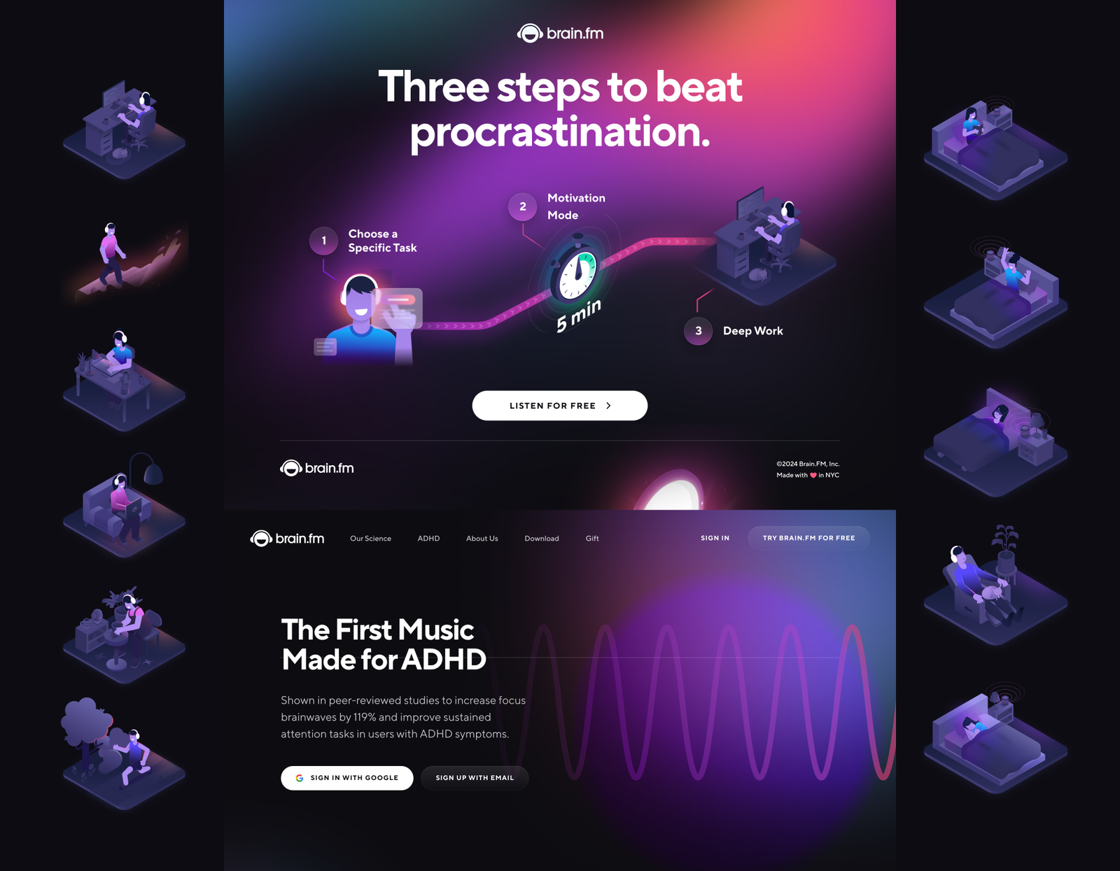 Brain.fm  UI/UX Build